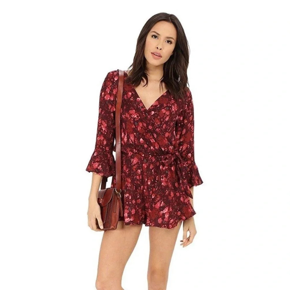 Free People All The Right Ruffles Romper